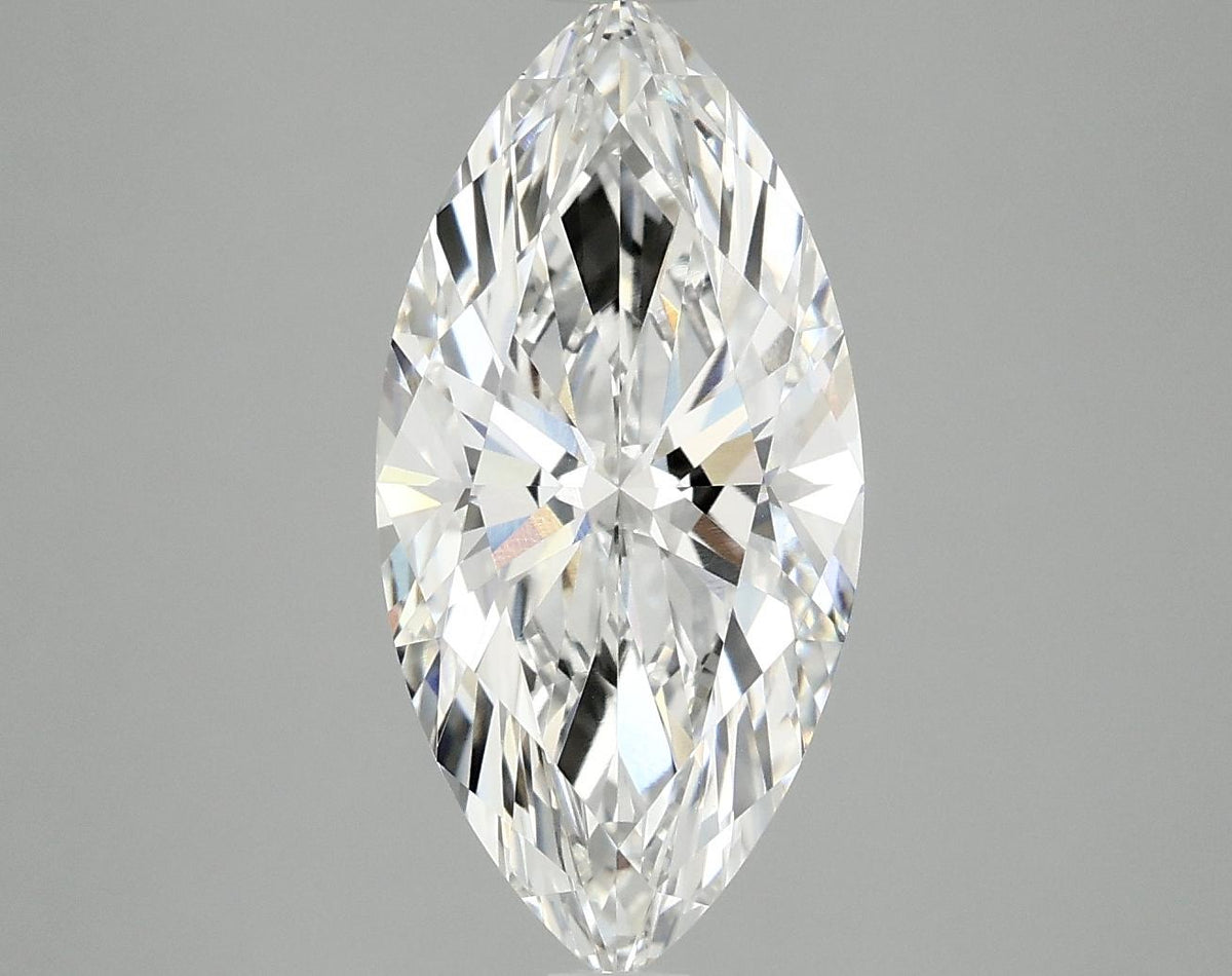 3.09 Carat Marquise Shaped Ideal Cut VVS2 IGI Certified Lab Grown Diamond