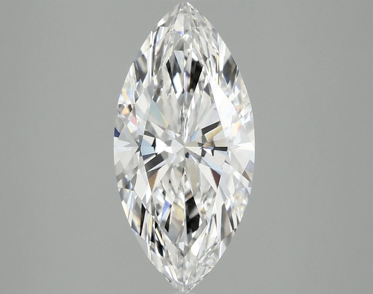2.56 Carat Marquise Shaped Excellent Cut VS2 IGI Certified Lab Grown Diamond