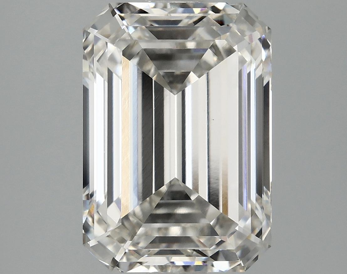 3.09 Carat Emerald Shaped Ideal Cut VVS2 IGI Certified Lab Grown Diamond