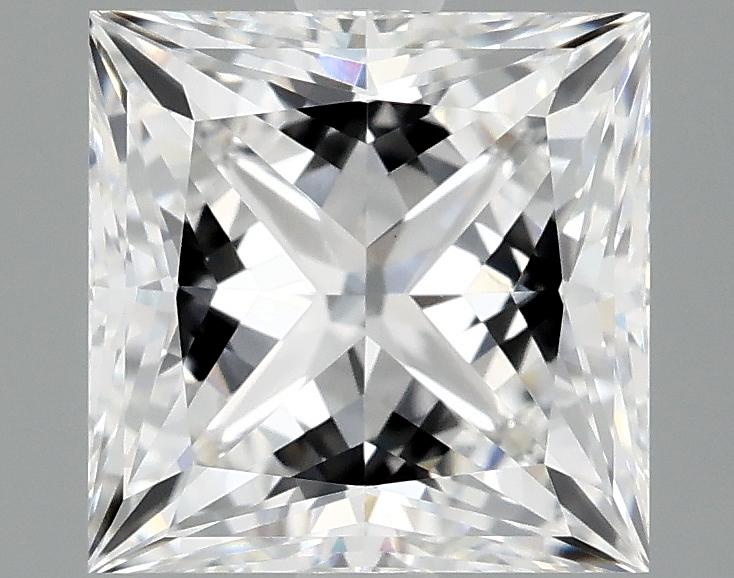 2.1 Carat Princess Shaped Ideal Cut VVS2 IGI Certified Lab Grown Diamond