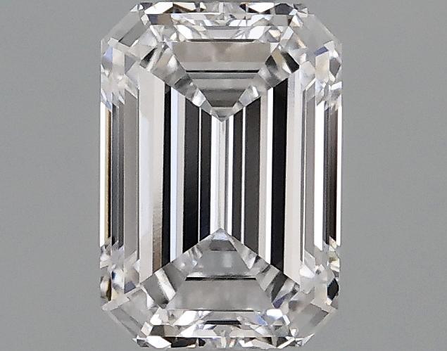 0.98 Carat Emerald Shaped Ideal Cut VVS2 IGI Certified Lab Grown Diamond