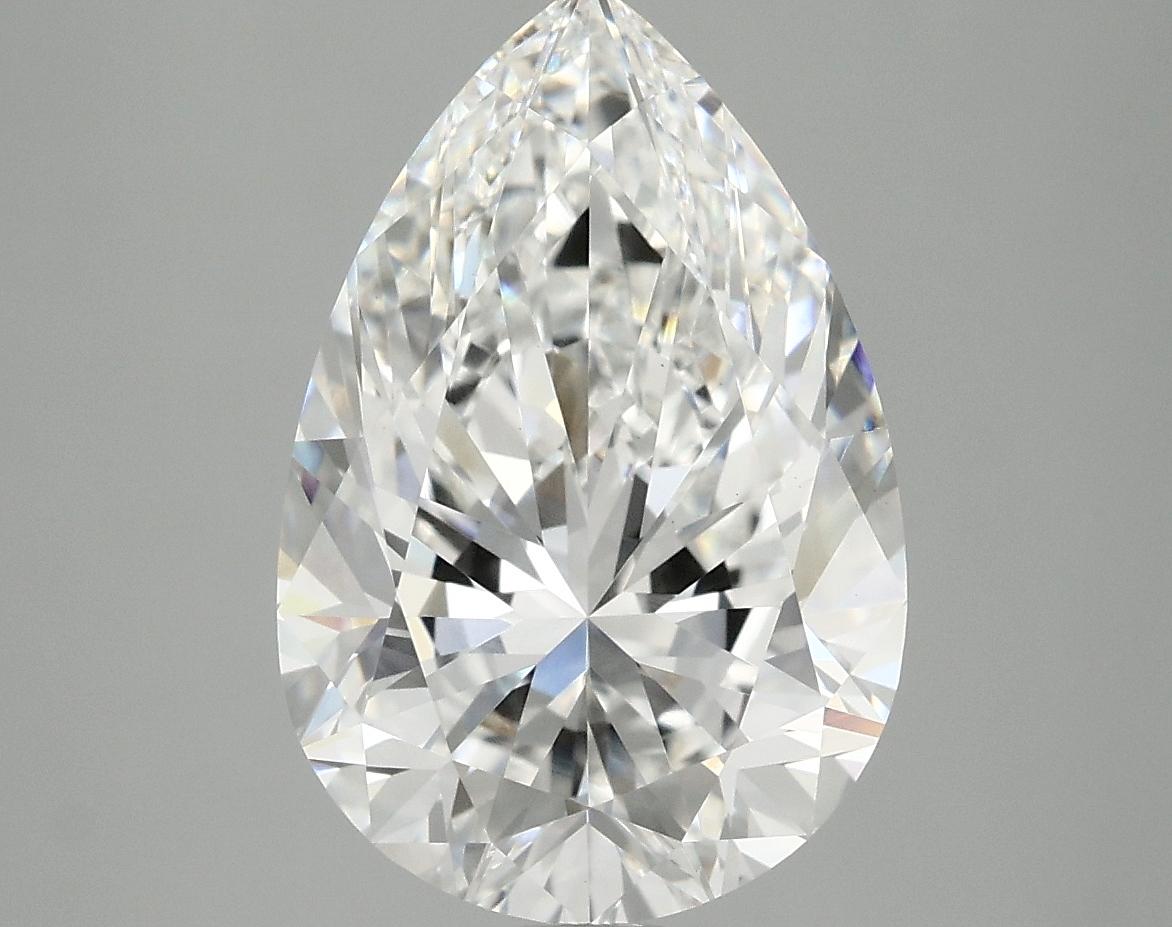 3.92 Carat Pear Shaped Excellent Cut VVS2 IGI Certified Lab Grown Diamond