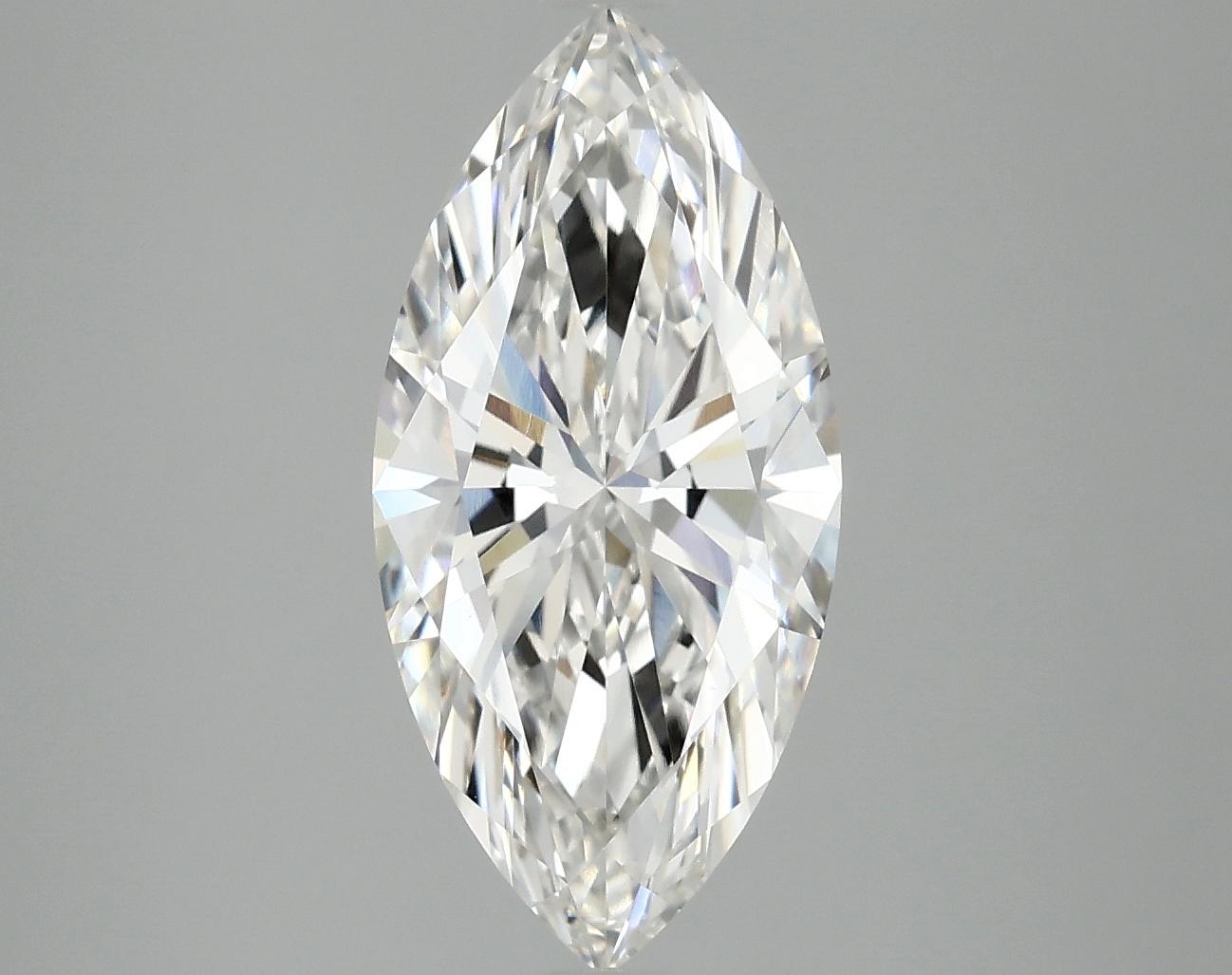 2.97 Carat Marquise Shaped Excellent Cut VS1 IGI Certified Lab Grown Diamond