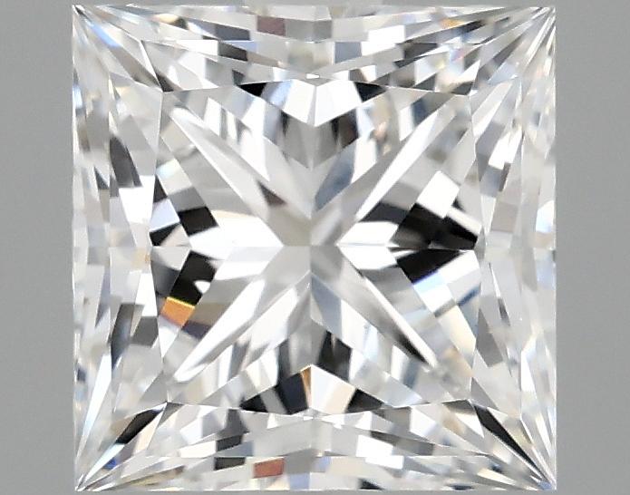 2.08 Carat Princess Shaped Ideal Cut VVS2 IGI Certified Lab Grown Diamond