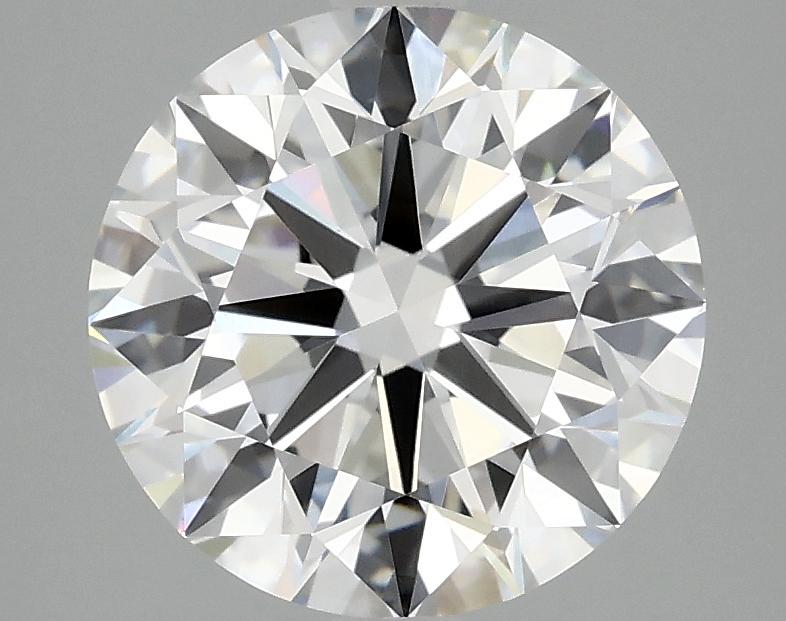 3.08 Carat Round Shaped Excellent Cut VVS2 IGI Certified Lab Grown Diamond