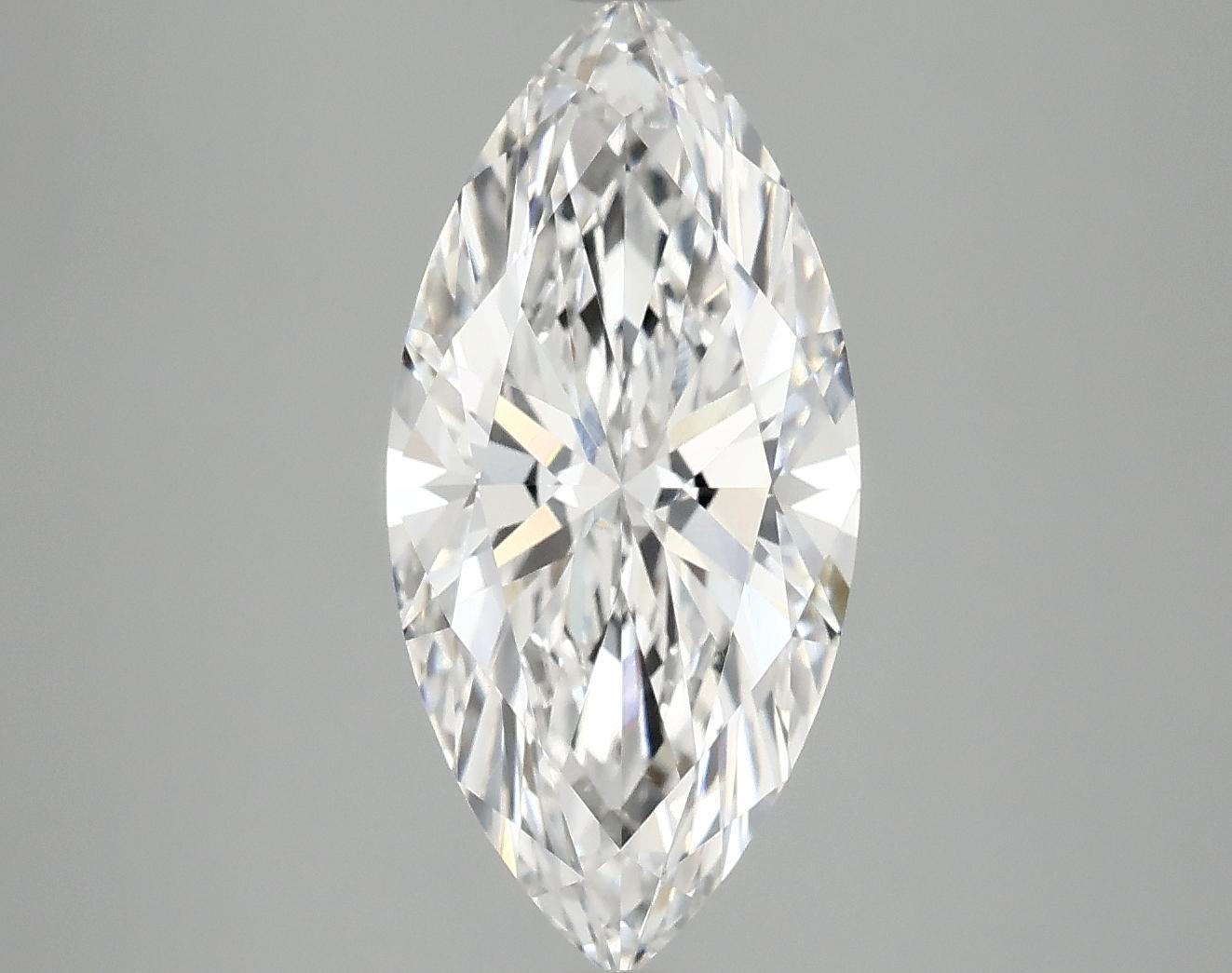 3.02 Carat Marquise Shaped Excellent Cut VVS2 IGI Certified Lab Grown Diamond