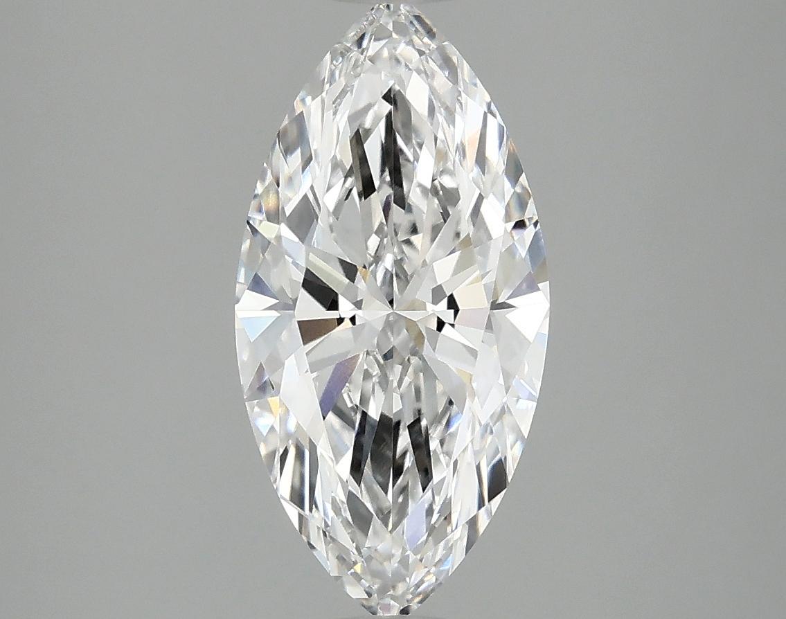 2.07 Carat Marquise Shaped Ideal Cut VVS2 IGI Certified Lab Grown Diamond