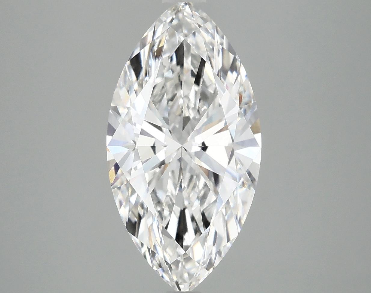 2.98 Carat Marquise Shaped Ideal Cut VVS2 IGI Certified Lab Grown Diamond