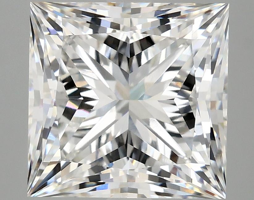 5.07 Carat Princess Shaped Ideal Cut VVS2 IGI Certified Lab Grown Diamond