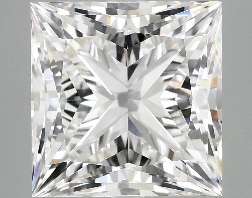 5.08 Carat Princess Shaped Ideal Cut VVS2 IGI Certified Lab Grown Diamond