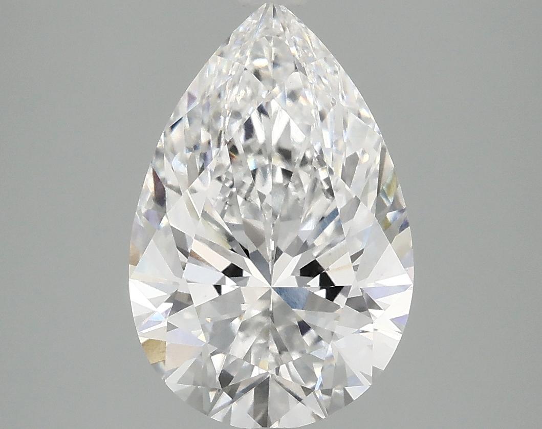 3.08 Carat Pear Shaped Excellent Cut VS1 IGI Certified Lab Grown Diamond