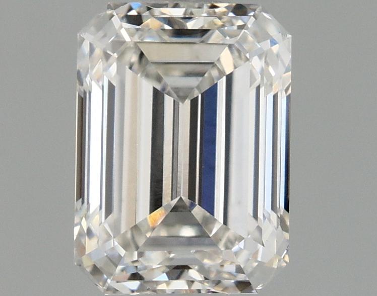 0.96 Carat Emerald Shaped Excellent Cut VVS2 IGI Certified Lab Grown Diamond
