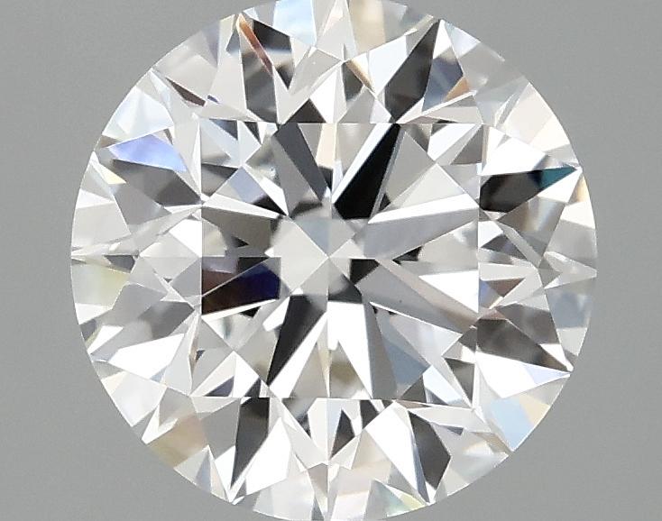 2.53 Carat Round Shaped Ideal Cut VVS2 IGI Certified Lab Grown Diamond