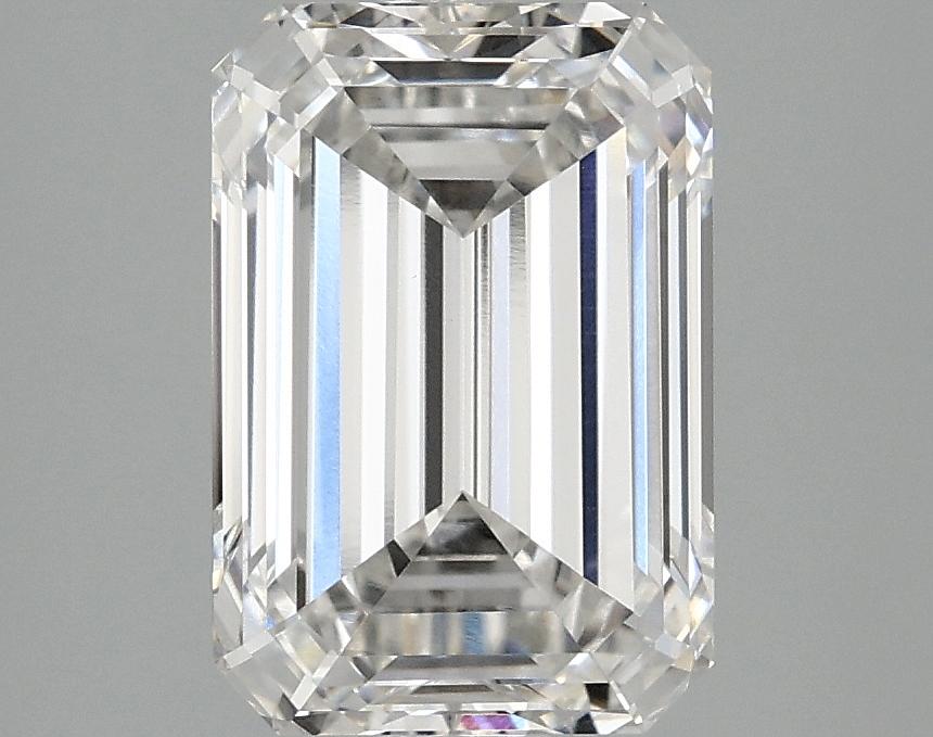 2.97 Carat Emerald Shaped Ideal Cut VVS2 IGI Certified Lab Grown Diamond