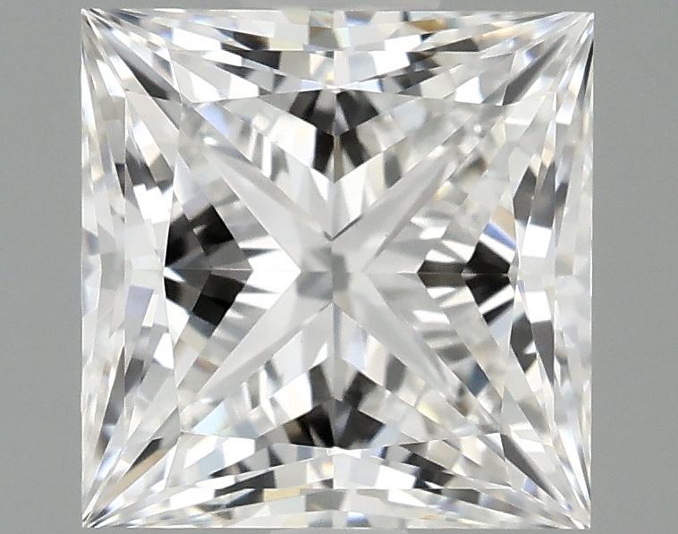 1.59 Carat Princess Shaped Ideal Cut VVS2 IGI Certified Lab Grown Diamond