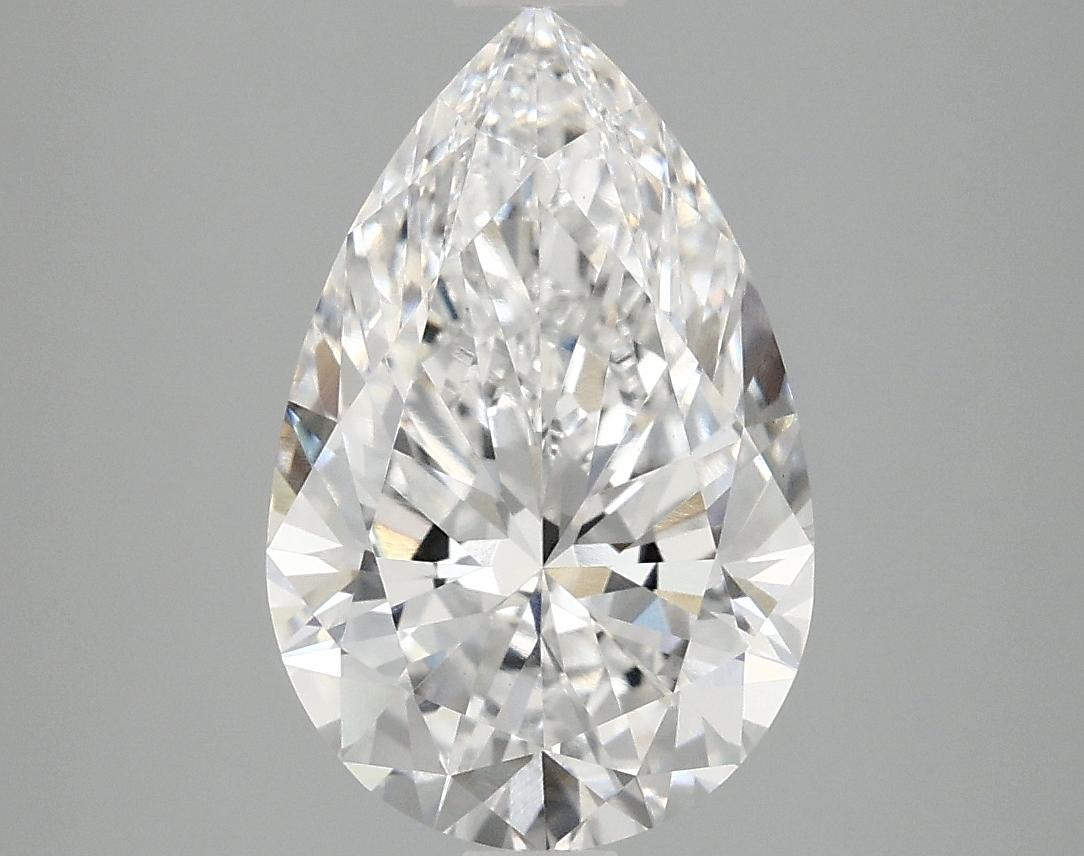 3.04 Carat Pear Shaped Ideal Cut VVS2 IGI Certified Lab Grown Diamond