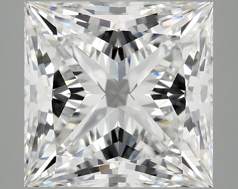 4.92 Carat Princess Shaped Ideal Cut VVS2 IGI Certified Lab Grown Diamond
