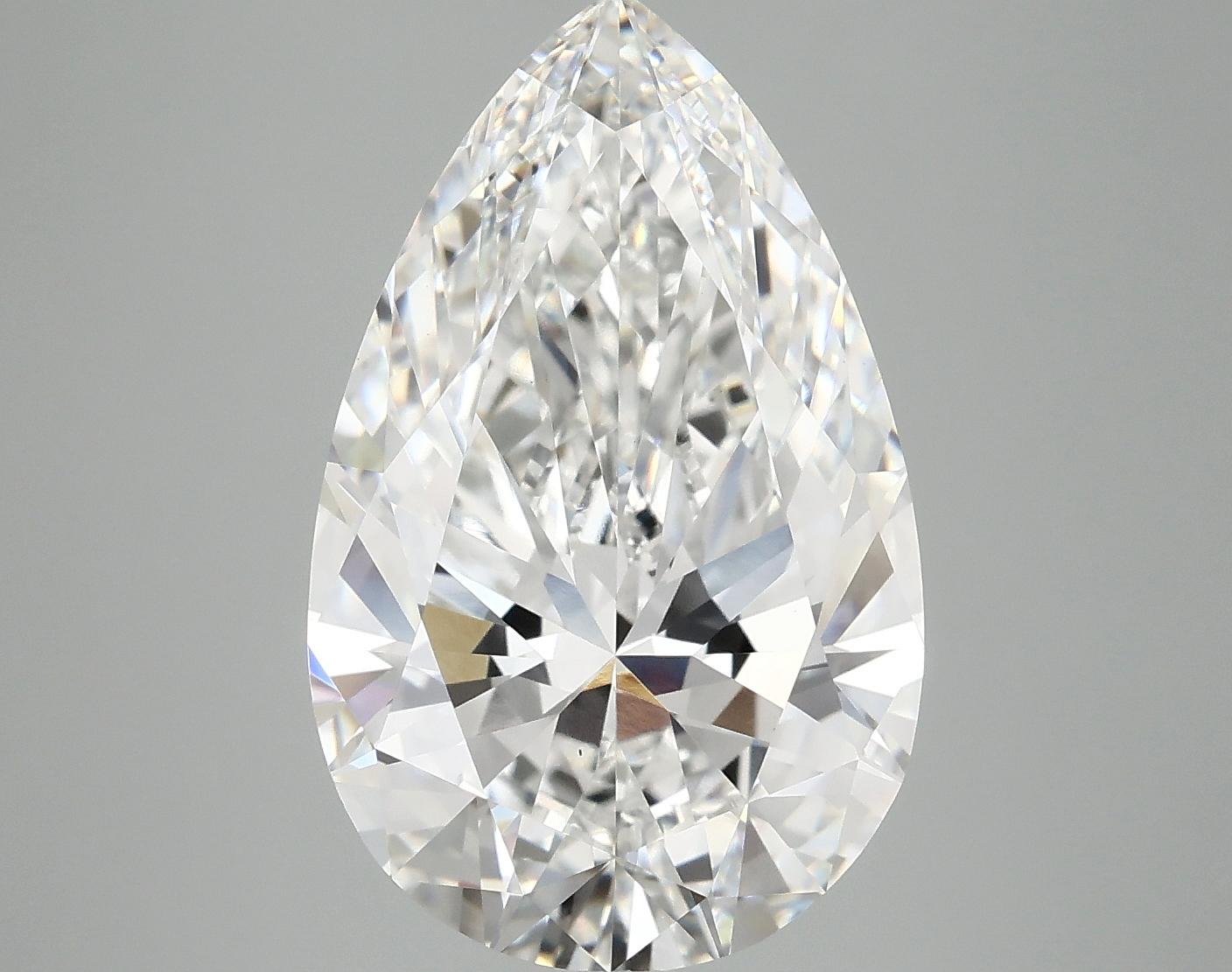 6.34 Carat Pear Shaped Ideal Cut VS1 IGI Certified Lab Grown Diamond