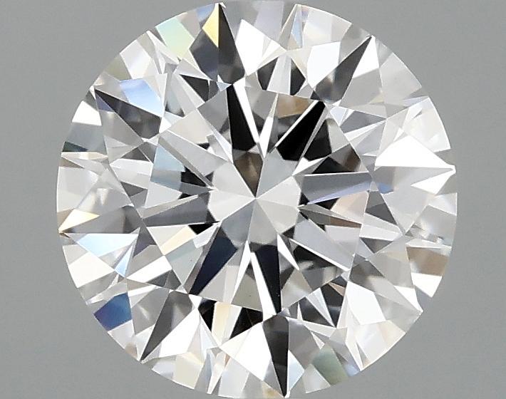 2.09 Carat Round Shaped Ideal Cut VVS2 IGI Certified Lab Grown Diamond