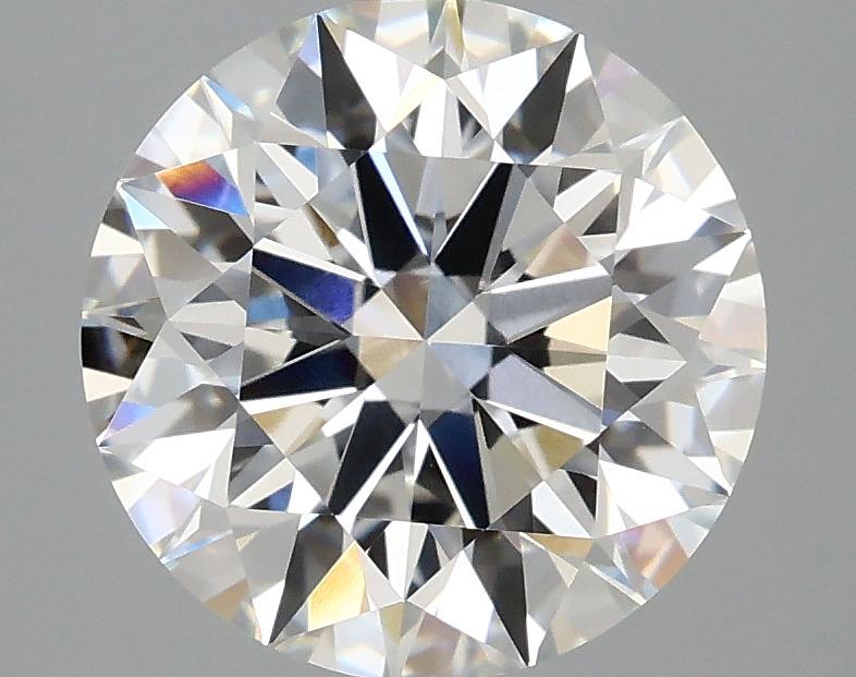 3.08 Carat Round Shaped Ideal Cut VVS2 IGI Certified Lab Grown Diamond