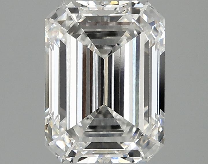 2.1 Carat Emerald Shaped Excellent Cut VVS2 IGI Certified Lab Grown Diamond