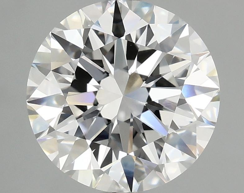 3.09 Carat Round Shaped Excellent Cut VVS2 IGI Certified Lab Grown Diamond