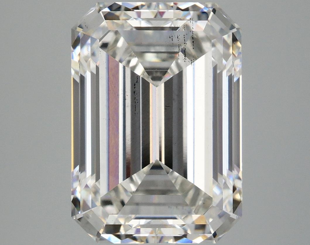 5.72 Carat Emerald Shaped Ideal Cut SI1 IGI Certified Lab Grown Diamond