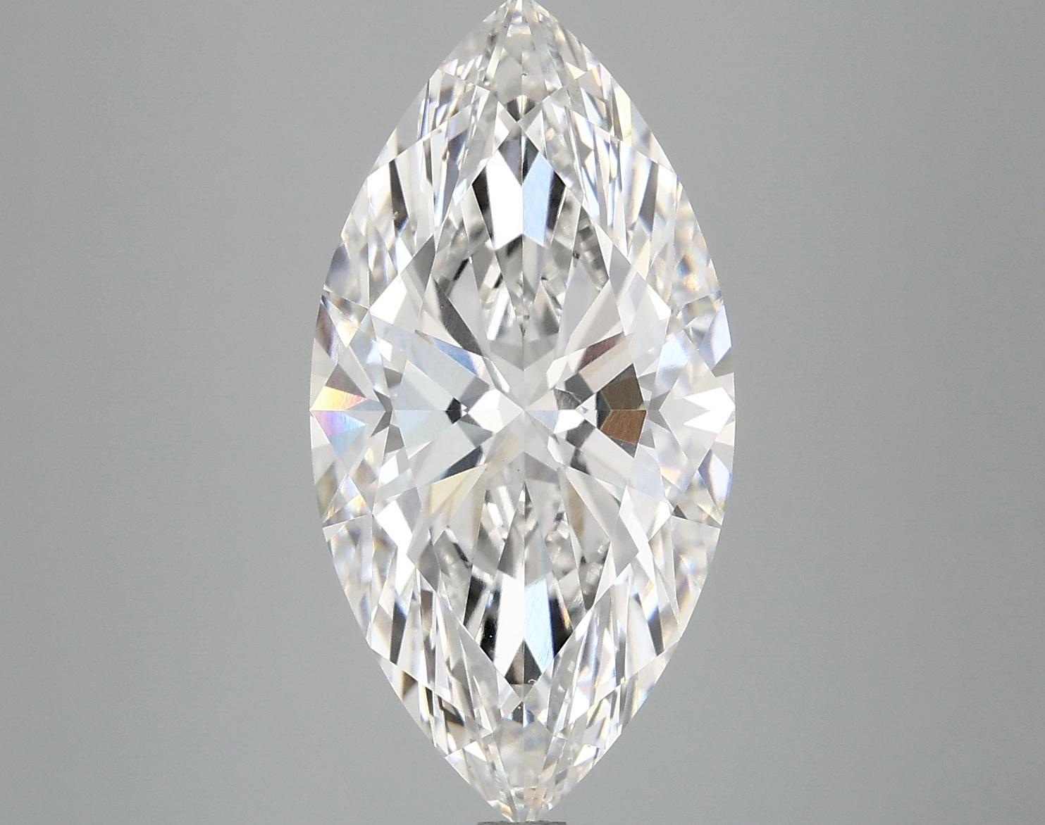 5.09 Carat Marquise Shaped Ideal Cut VS2 IGI Certified Lab Grown Diamond