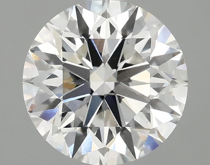2.07 Carat Round Shaped Excellent Cut VVS2 IGI Certified Lab Grown Diamond
