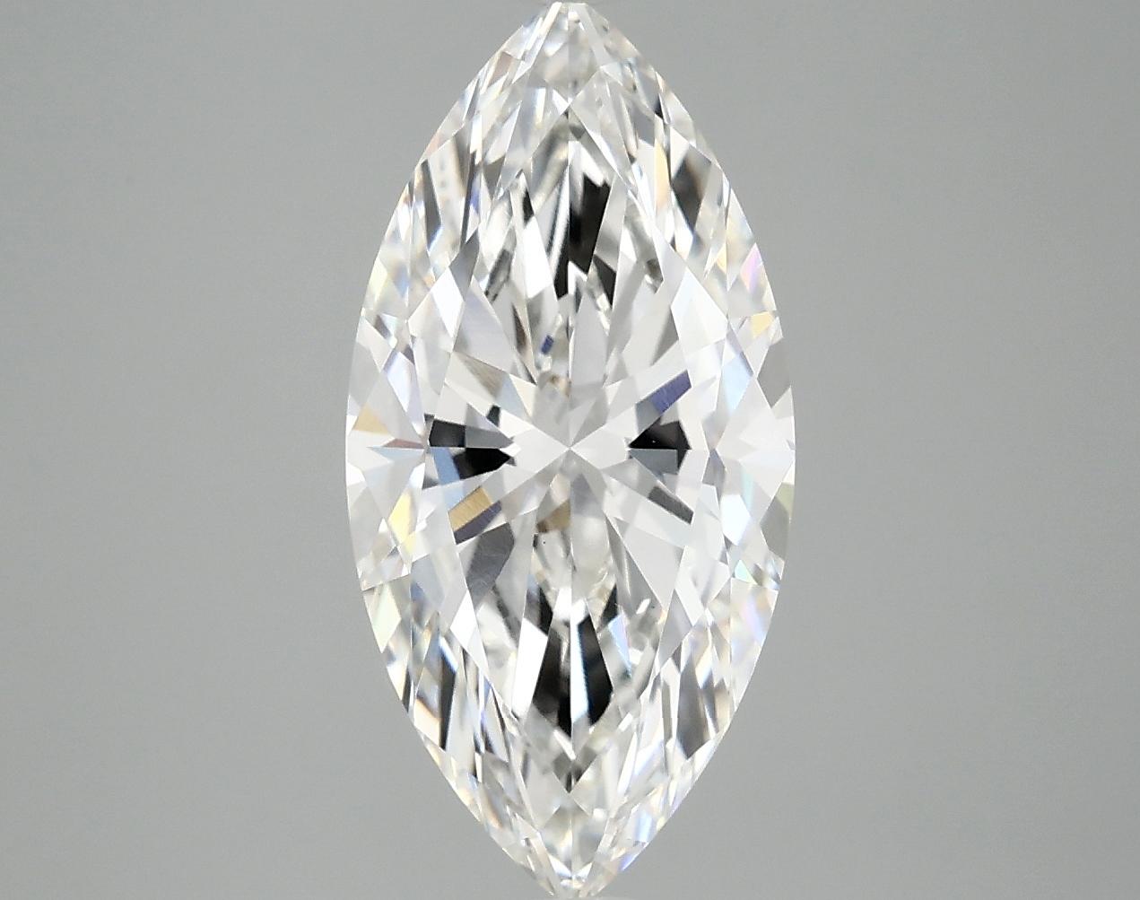3.06 Carat Marquise Shaped Ideal Cut VS1 IGI Certified Lab Grown Diamond