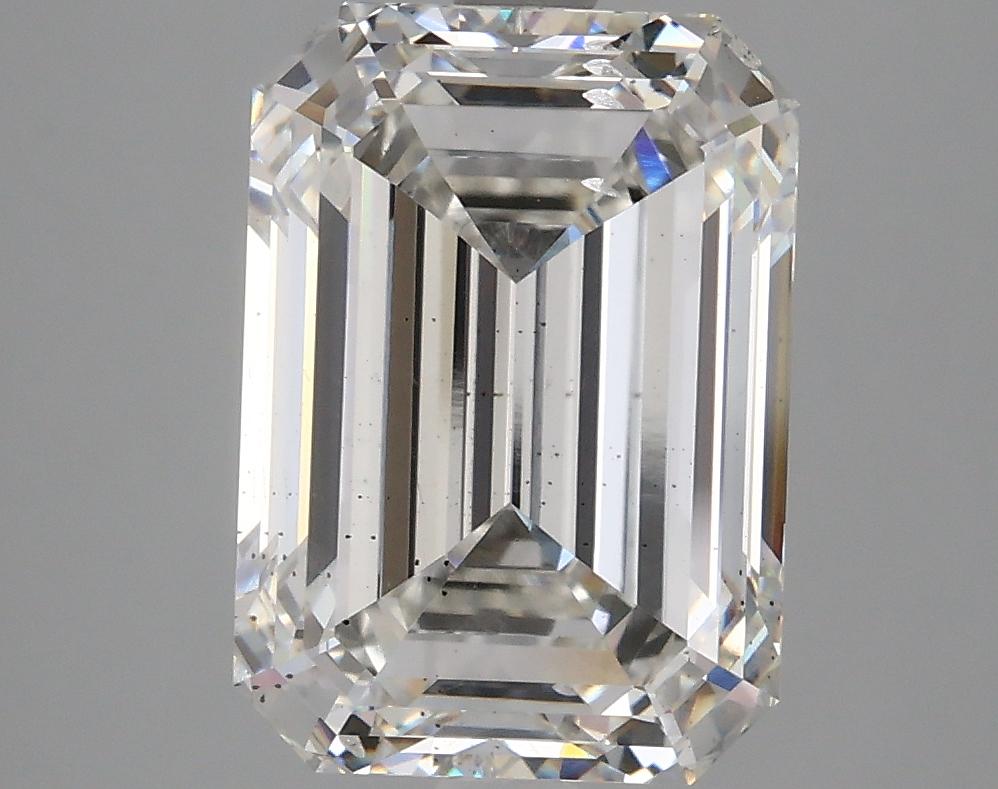 5.01 Carat Emerald Shaped Ideal Cut SI1 IGI Certified Lab Grown Diamond