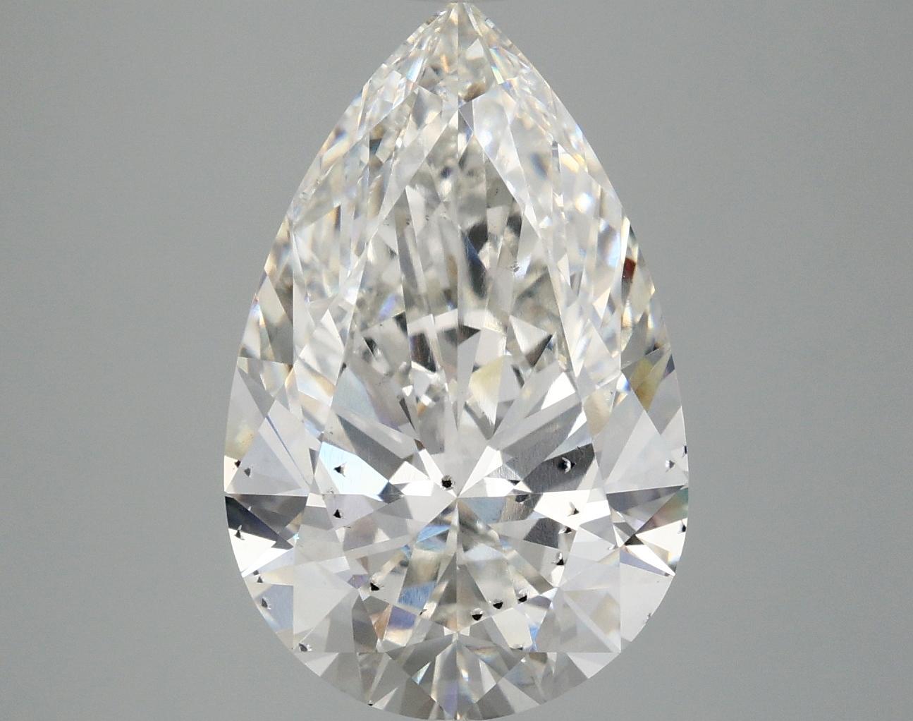 5.03 Carat Pear Shaped Ideal Cut SI1 IGI Certified Lab Grown Diamond