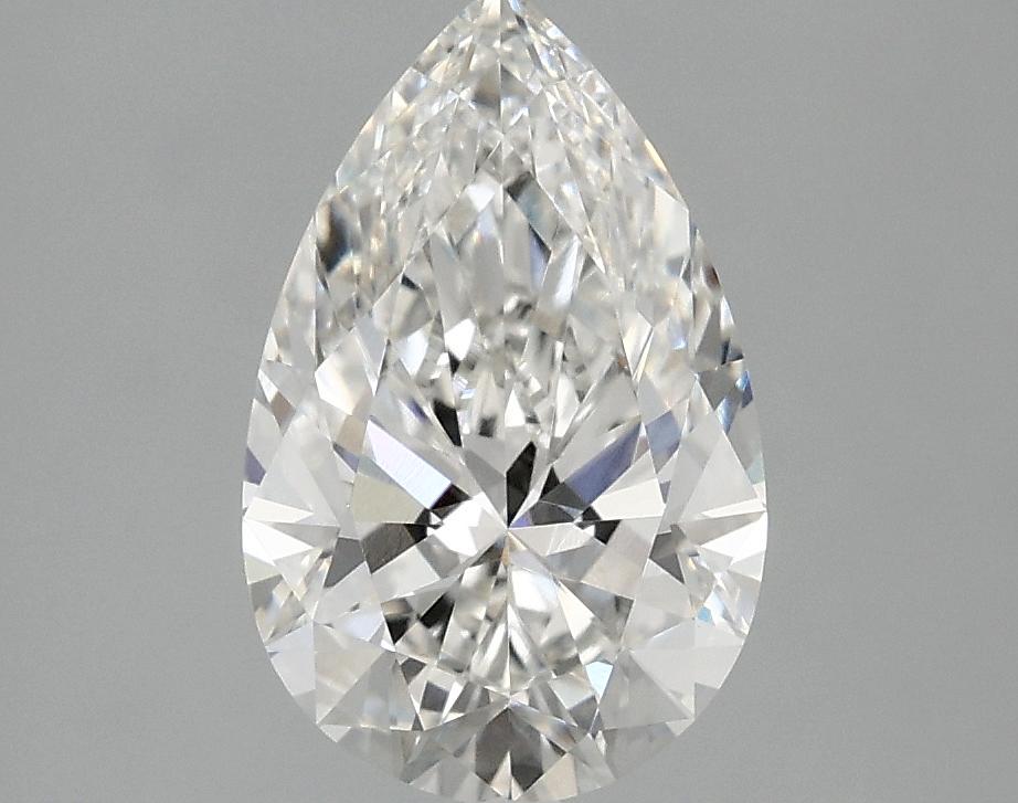2.09 Carat Pear Shaped Ideal Cut VVS2 IGI Certified Lab Grown Diamond