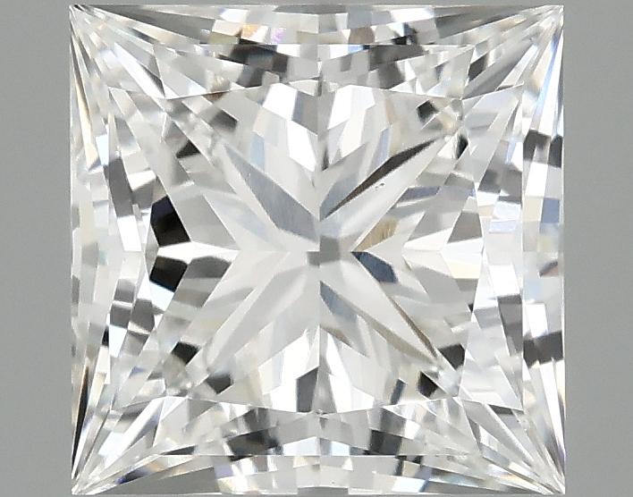2.06 Carat Princess Shaped Ideal Cut VVS2 IGI Certified Lab Grown Diamond
