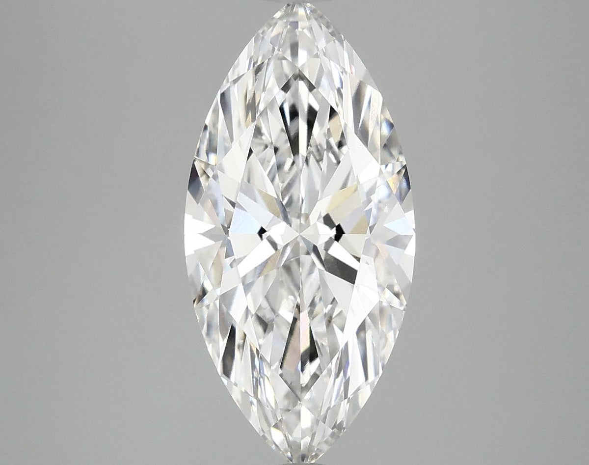 3.03 Carat Marquise Shaped Excellent Cut VVS2 IGI Certified Lab Grown Diamond