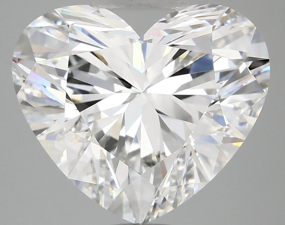 5.01 Carat Heart Shaped Ideal Cut VVS2 IGI Certified Lab Grown Diamond
