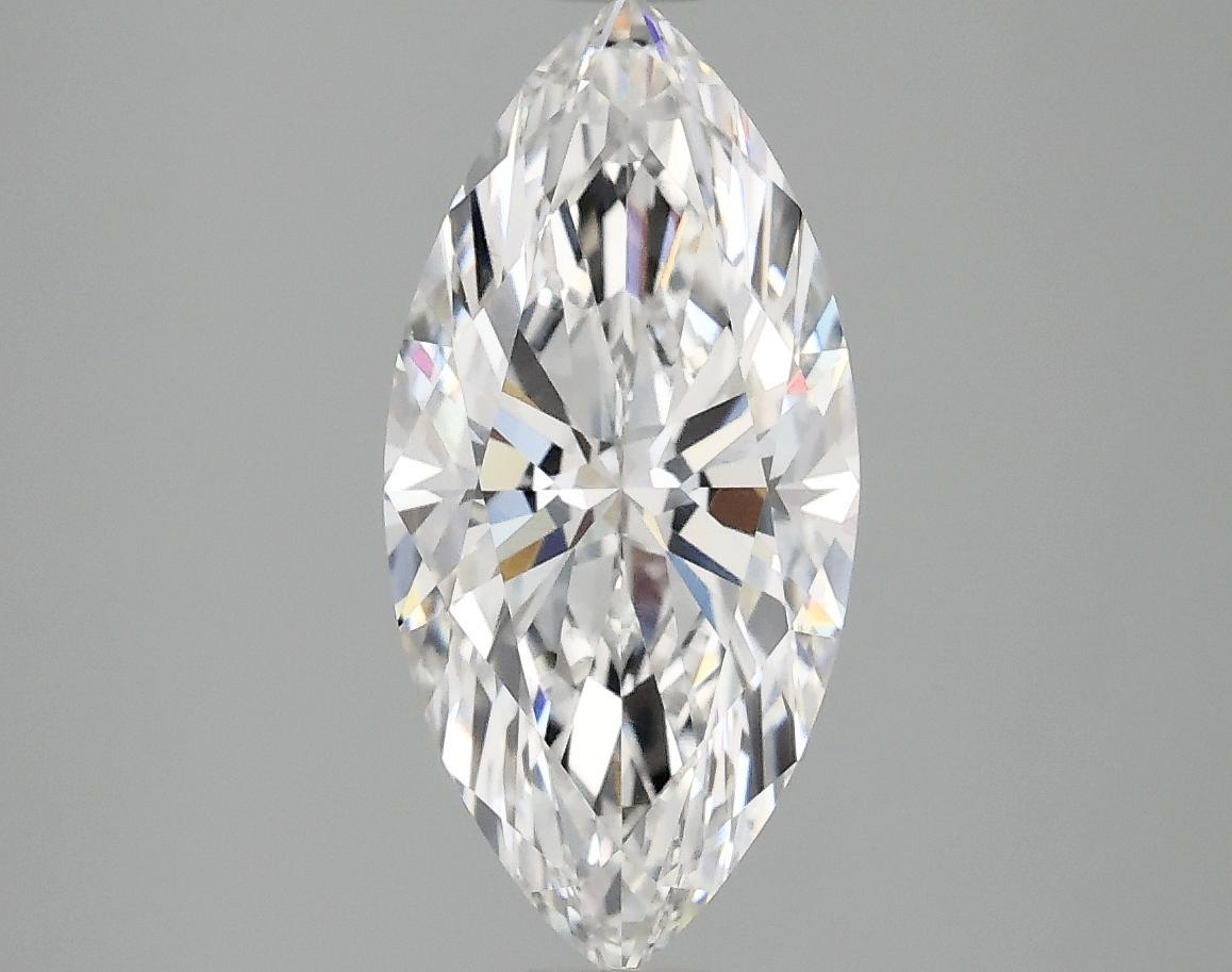 2.03 Carat Marquise Shaped Excellent Cut VVS2 IGI Certified Lab Grown Diamond
