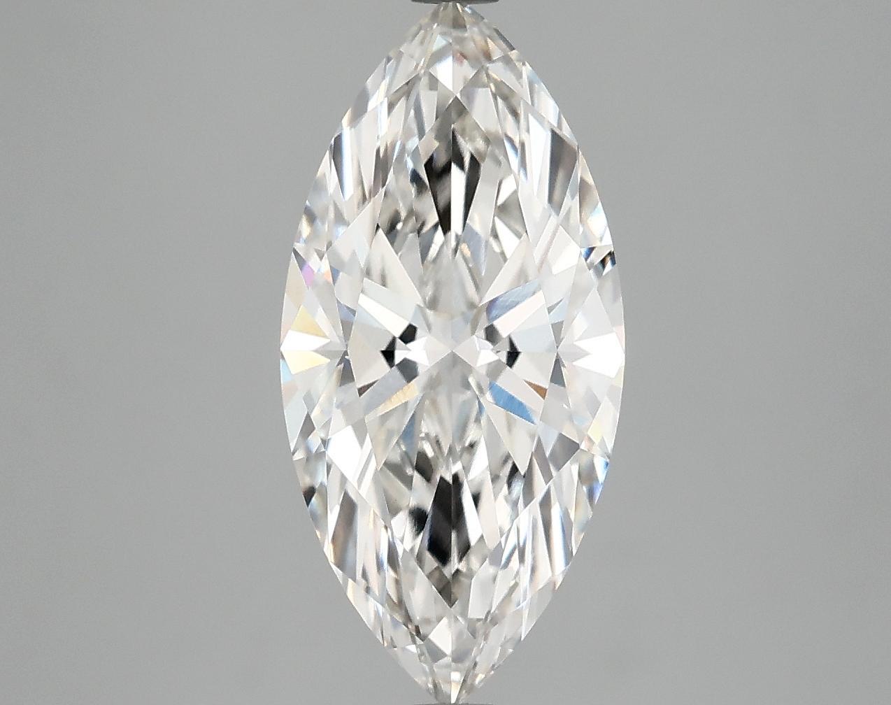 3.07 Carat Marquise Shaped Excellent Cut VVS2 IGI Certified Lab Grown Diamond