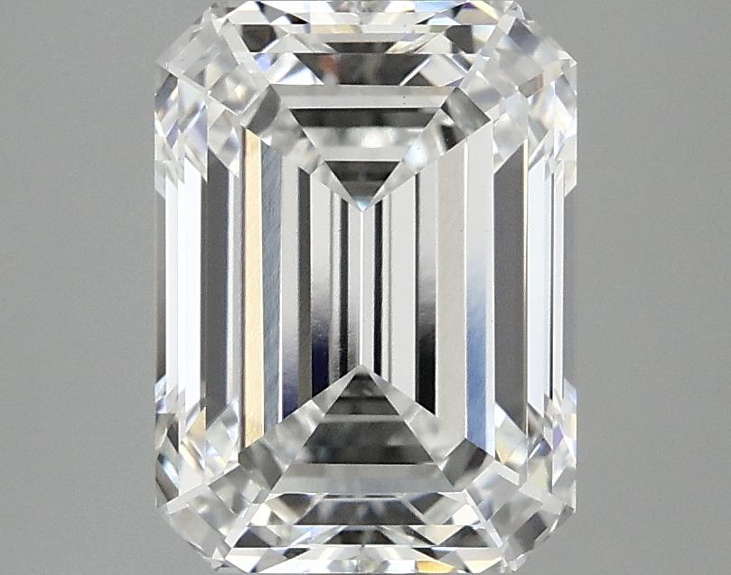 3.09 Carat Emerald Shaped Excellent Cut VS1 IGI Certified Lab Grown Diamond