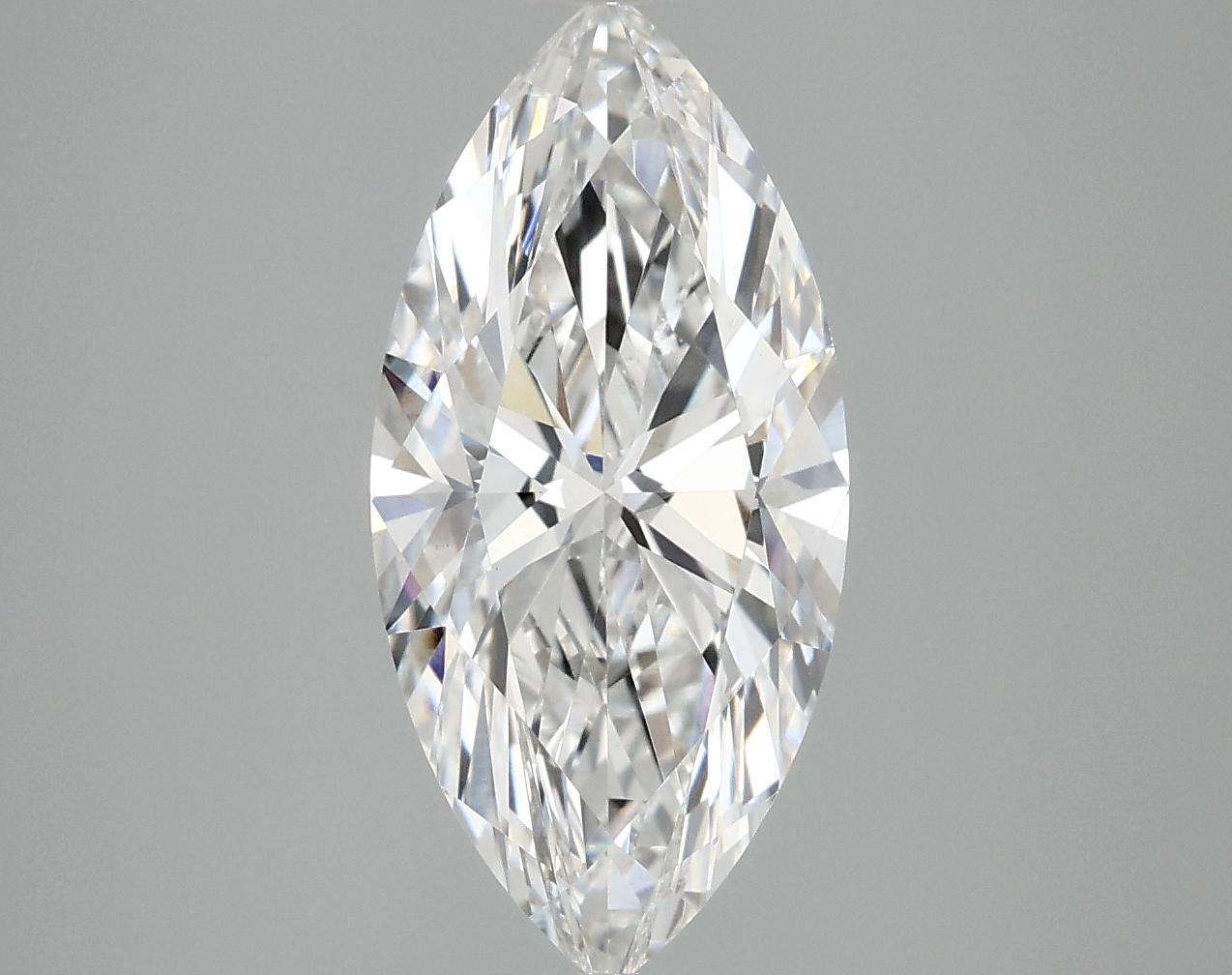 2.96 Carat Marquise Shaped Excellent Cut VS1 IGI Certified Lab Grown Diamond