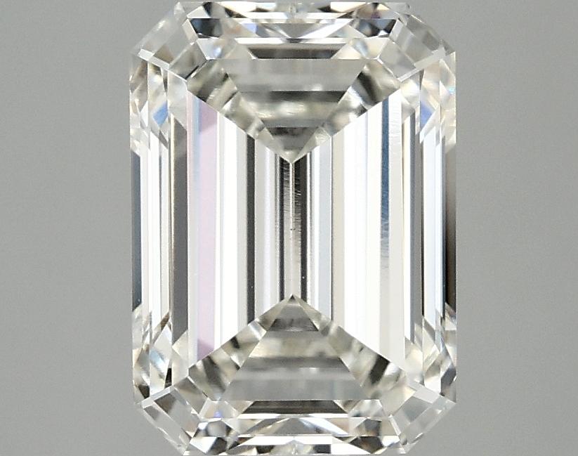 3.05 Carat Emerald Shaped Excellent Cut VVS2 IGI Certified Lab Grown Diamond