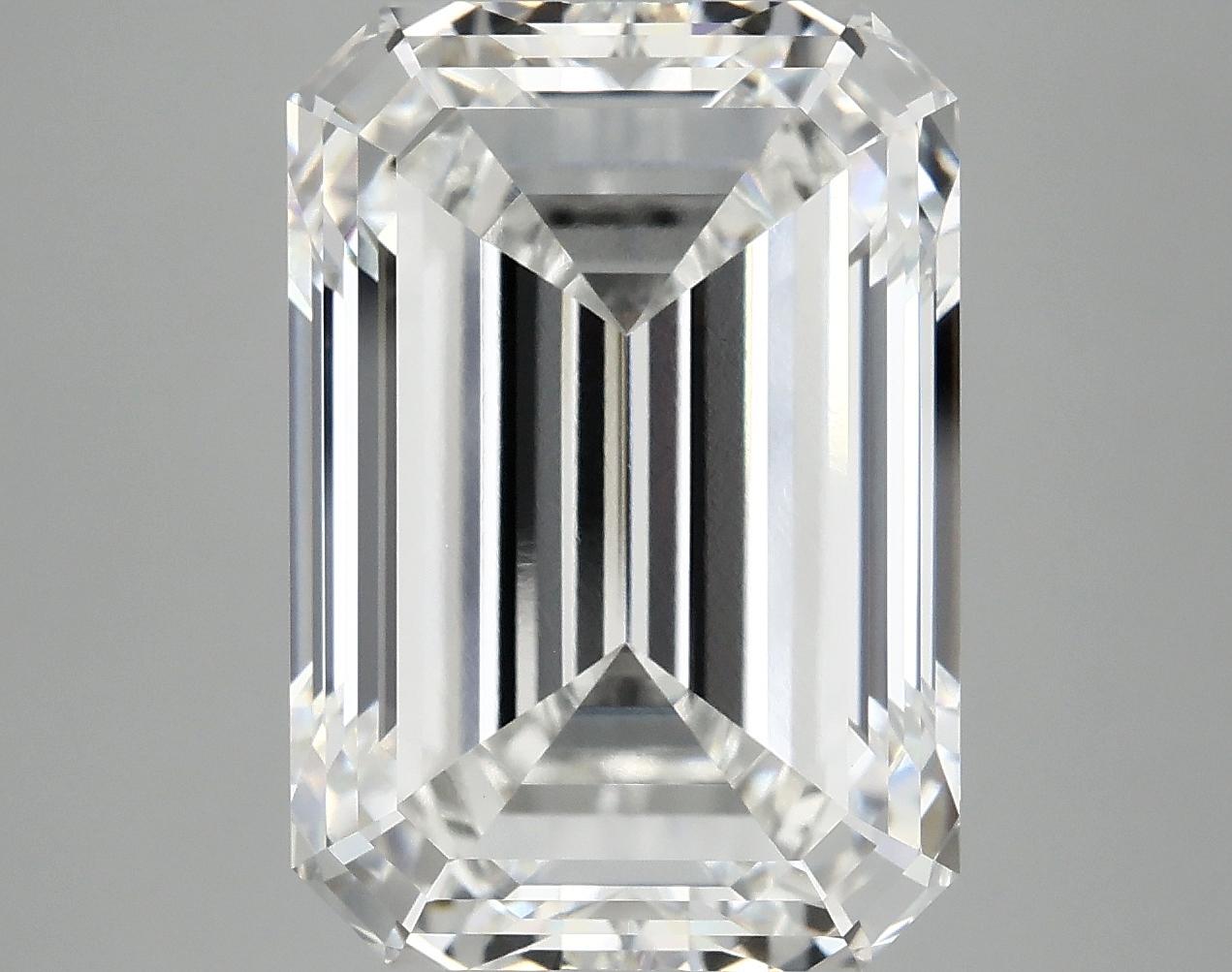 10.55 Carat Emerald Shaped Ideal Cut VVS2 IGI Certified Lab Grown Diamond
