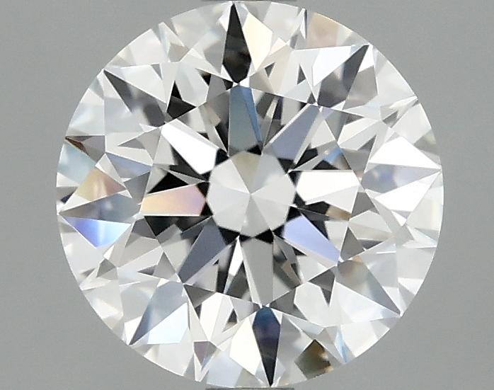 2.08 Carat Round Shaped Ideal Cut VVS2 IGI Certified Lab Grown Diamond