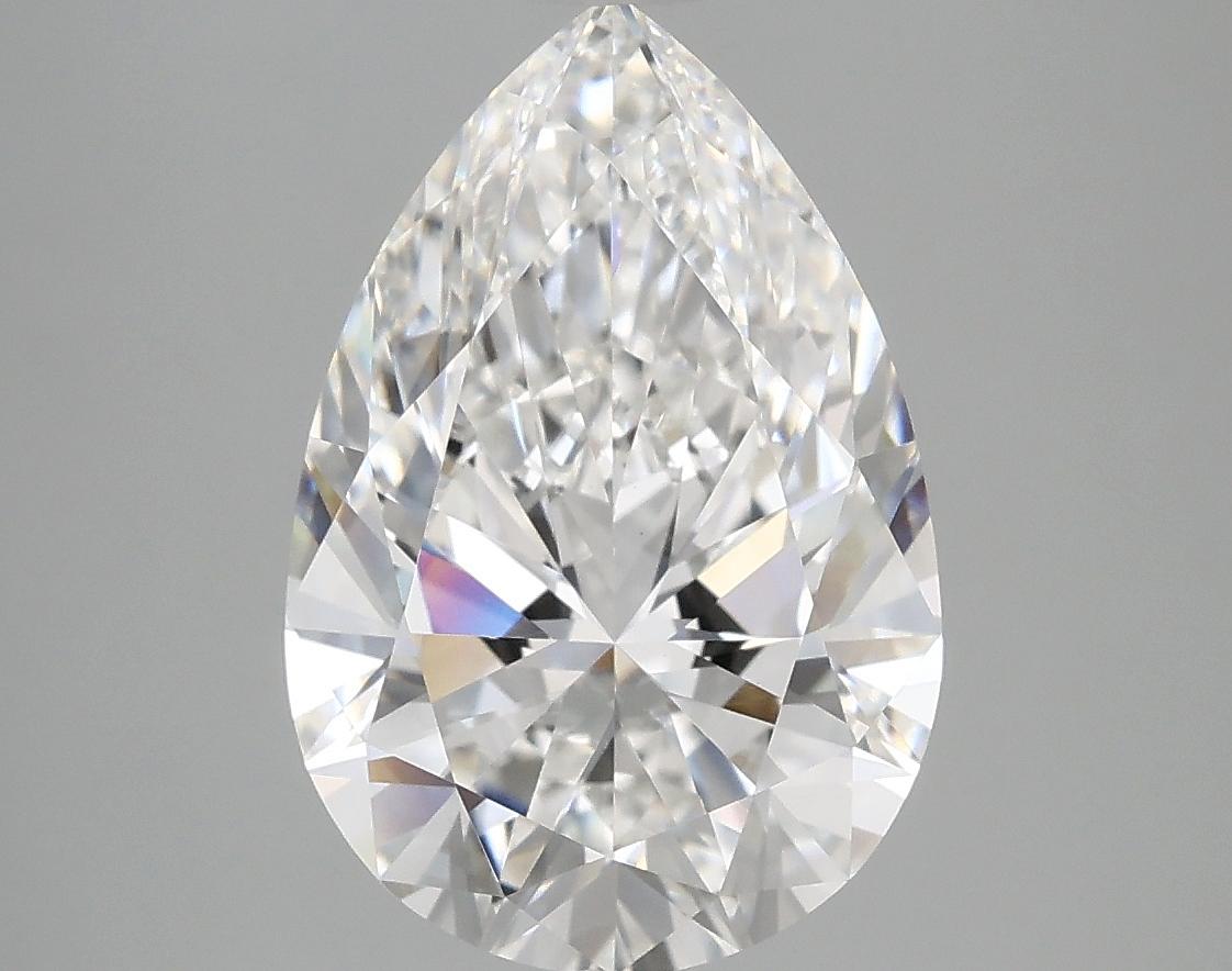 3.86 Carat Pear Shaped Excellent Cut VVS2 IGI Certified Lab Grown Diamond
