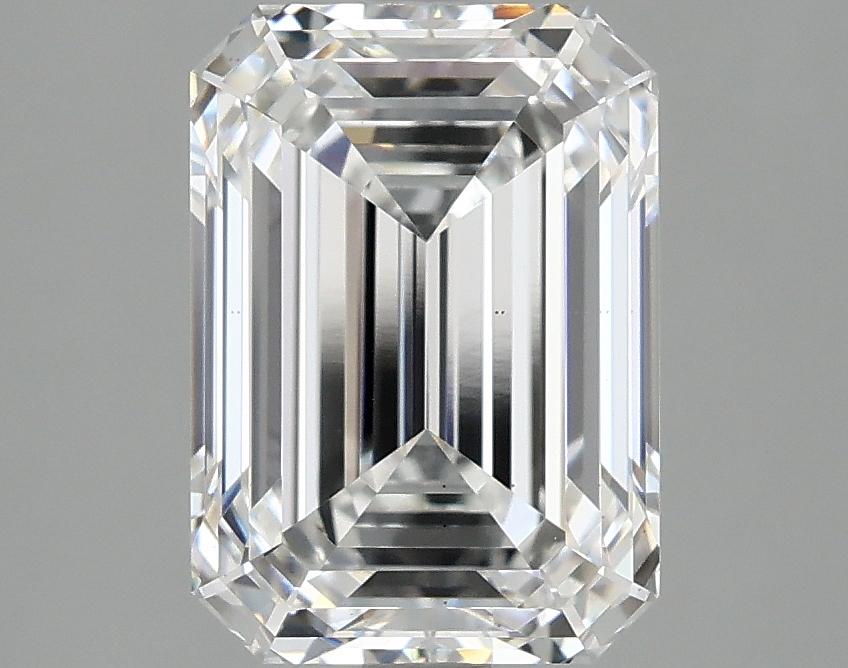 2.98 Carat Emerald Shaped Ideal Cut VS2 IGI Certified Lab Grown Diamond