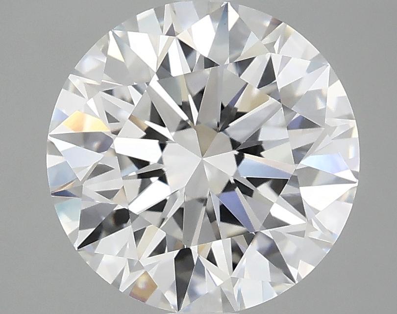3.08 Carat Round Shaped Ideal Cut VVS2 IGI Certified Lab Grown Diamond