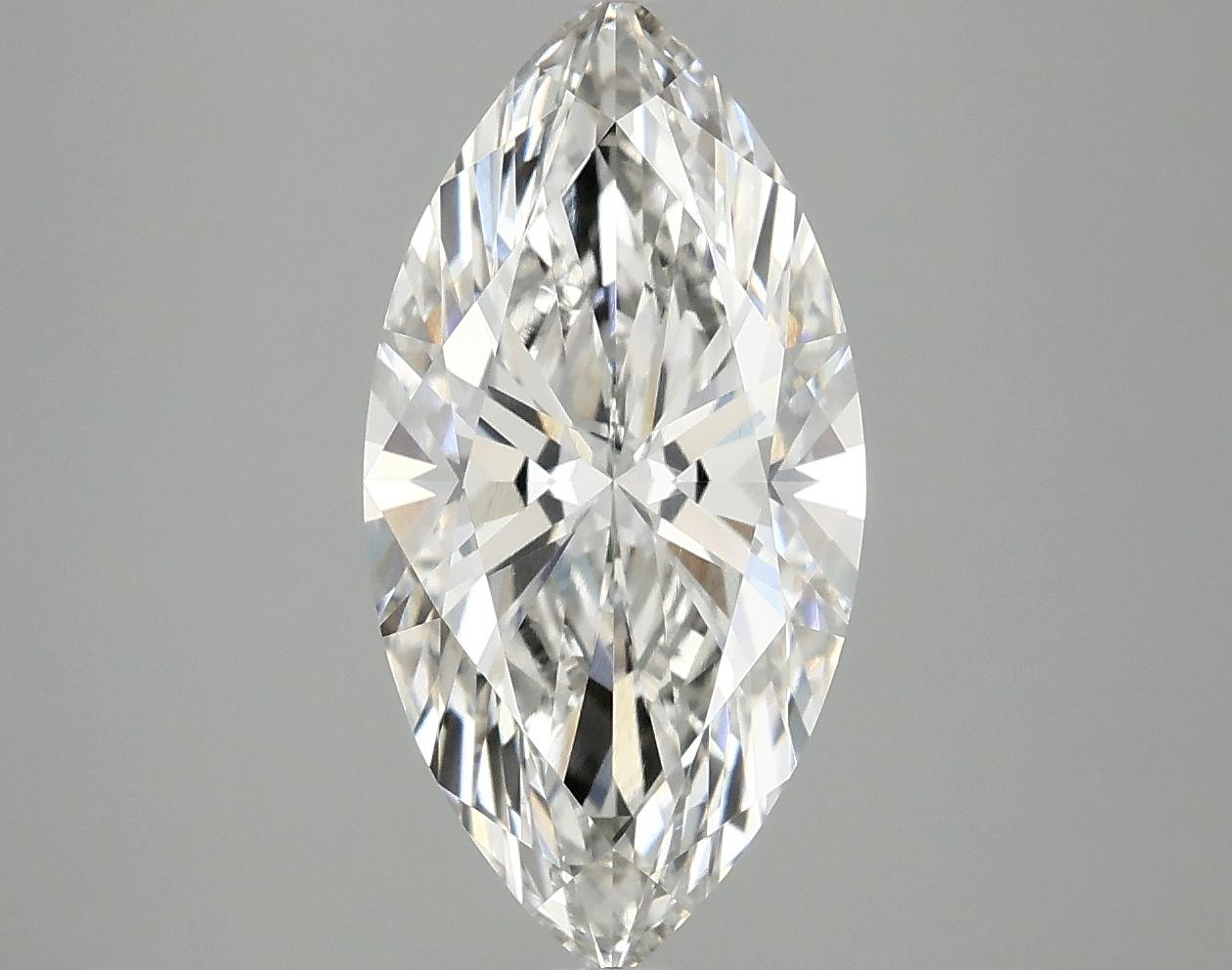 3.09 Carat Marquise Shaped Ideal Cut VVS2 IGI Certified Lab Grown Diamond