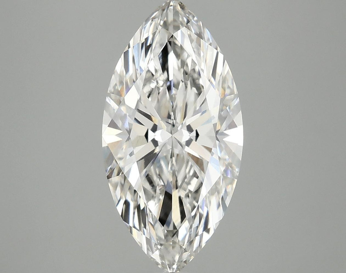 3.09 Carat Marquise Shaped Ideal Cut VVS2 IGI Certified Lab Grown Diamond