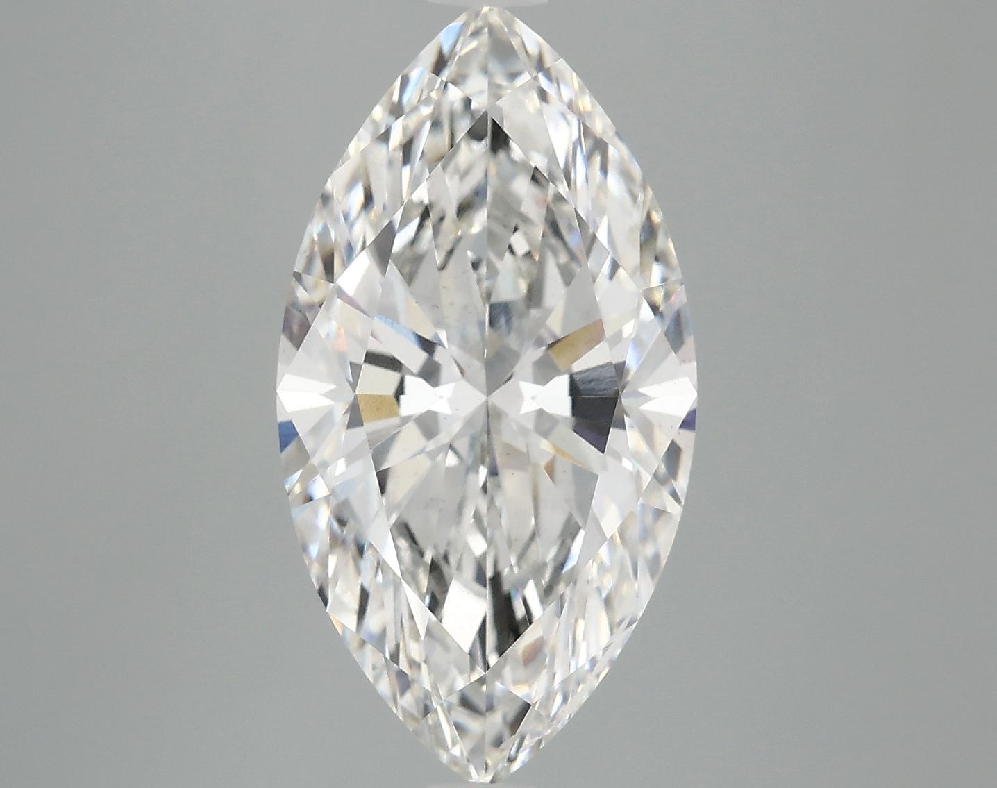 5.04 Carat Marquise Shaped Excellent Cut SI1 IGI Certified Lab Grown Diamond