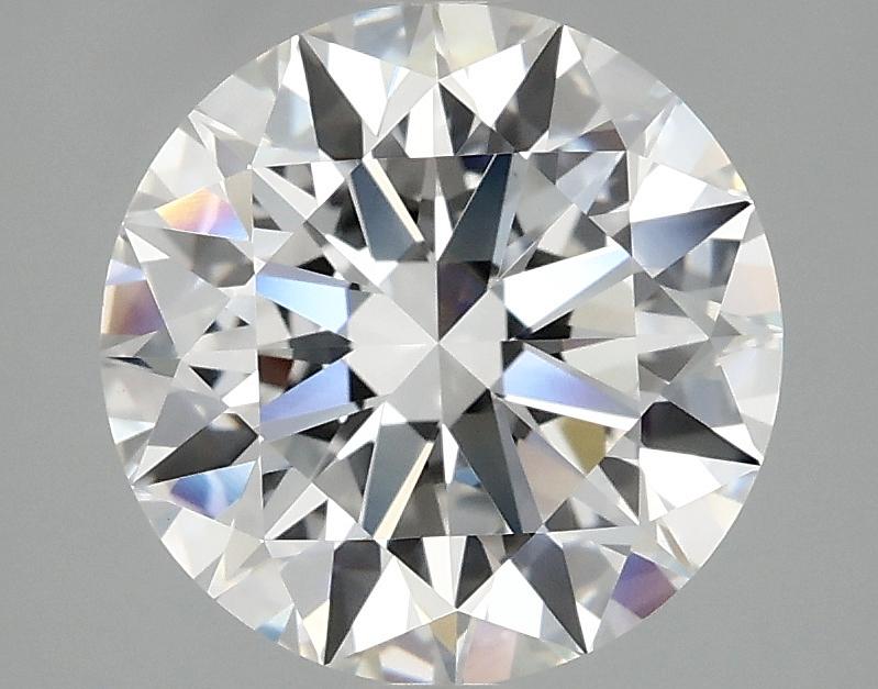 3.08 Carat Round Shaped Ideal Cut VVS2 IGI Certified Lab Grown Diamond